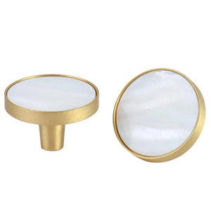 Nordic Simple Creative Round Brass Knobs | Wardrobe Door, Cabinet, American Door & Drawer Hardware