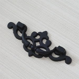 2.5" (64mm) Vintage Black & Antique Bronze Drop Bail Pulls & Handles | Dresser, Drawer, Kitchen Cabinet & Furniture Hardware