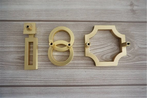 1.1", 2.5" (28, 64mm) Brushed Gold Brass Drop Pulls | Dresser & Drawer Knobs, Cabinet Door Handles, Hardware