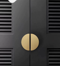 Load image into Gallery viewer, 2.5&quot; (64mm) Modern Brushed Gold Brass Knobs, Pulls &amp; Handles | Drawer, Dresser, Kitchen Cabinet, Wardrobe &amp; Cupboard Hardware
