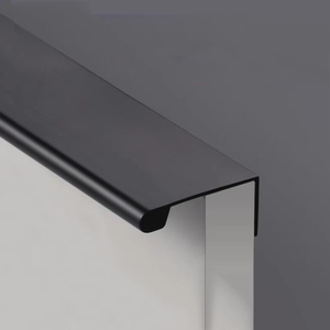 Invisible Black & Gold Kitchen Handles | Concealed Embedded Drawer Pulls, Long Wardrobe & Furniture Cabinet Pulls