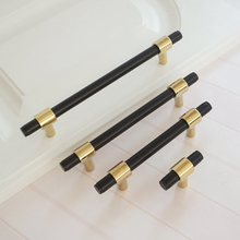 Load image into Gallery viewer, 3.75&quot;-8.8&quot; Black Brass &amp; Solid Brass T Bar Knobs, Pulls &amp; Handles | Cabinet Door, Drawer, Dresser &amp; Furniture Hardware
