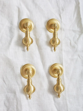 Load image into Gallery viewer, French Light Luxury Brass Knob - Gold Minimalist Handle for Shoe Cabinets, Wardrobes &amp; Drawers
