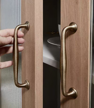 Load image into Gallery viewer, American Antique Brass Cabinet Pulls | French Retro  Drawer Handles

