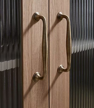 Load image into Gallery viewer, American Antique Brass Cabinet Pulls | French Retro  Drawer Handles
