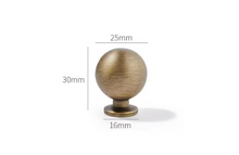 Load image into Gallery viewer, American Antique Brass Cabinet Pulls | French Retro  Drawer Handles
