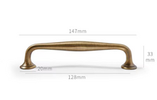 Load image into Gallery viewer, American Antique Brass Cabinet Pulls | French Retro  Drawer Handles
