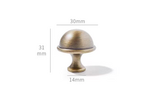 Load image into Gallery viewer, American Antique Brass Cabinet Pulls | French Retro  Drawer Handles
