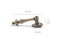 Load image into Gallery viewer, French Antique Brass Pendant Pulls | Retro Cabinet Drawer Handles
