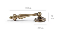 Load image into Gallery viewer, French Antique Brass Pendant Pulls | Retro Cabinet Drawer Handles
