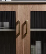 Load image into Gallery viewer, Mid-Century Long Brass Pulls | American Retro Antique Brass Cabinet &amp; Wardrobe Handles
