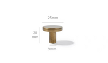Load image into Gallery viewer, Mid-Century Long Brass Pulls | American Retro Antique Brass Cabinet &amp; Wardrobe Handles
