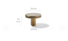 Load image into Gallery viewer, Mid-Century Long Brass Pulls | American Retro Antique Brass Cabinet &amp; Wardrobe Handles

