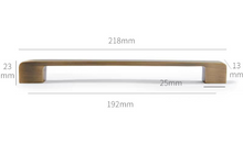 Load image into Gallery viewer, Mid-Century Long Brass Pulls | American Retro Antique Brass Cabinet &amp; Wardrobe Handles
