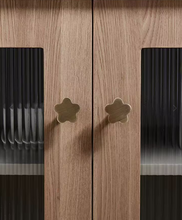 Load image into Gallery viewer, Star Shape Brass Cabinet Pulls | French Retro Antique Brass Handles for Kids Room
