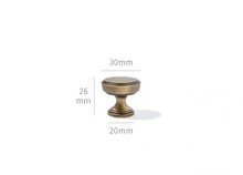Load image into Gallery viewer, French Antique Brass Drawer Pulls |  Retro Luxury Cabinet Handles
