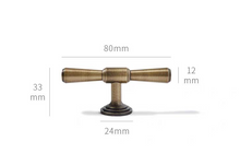 Load image into Gallery viewer, French Antique Brass Drawer Pulls |  Retro Luxury Cabinet Handles
