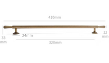 Load image into Gallery viewer, French Antique Brass Drawer Pulls |  Retro Luxury Cabinet Handles
