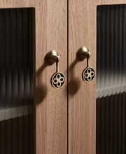 Load image into Gallery viewer, New Chinese Retro Brass Pendant Pulls | French Luxury Mid-Century Cabinet Handles
