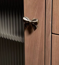Load image into Gallery viewer, Bowknot Creative Brass Pulls, French Retro Mid-Century Luxury Kids Room Cabinet Drawer Handles

