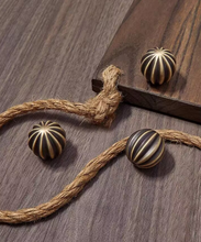 Load image into Gallery viewer, Lantern Creative Retro Brass Cabinet Pulls, French Small Round Ball Mid-Century Handles for Kitchen Wardrobe
