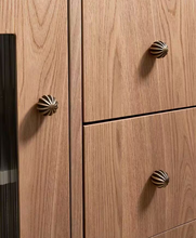 Load image into Gallery viewer, French Retro Brass Handles, New Chinese Mid-Century Creative Pull Knobs for Children’s Wardrobes and Kitchen Cabinets
