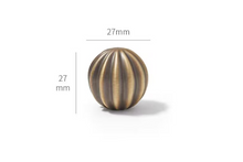 Load image into Gallery viewer, Lantern Creative Retro Brass Cabinet Pulls, French Small Round Ball Mid-Century Handles for Kitchen Wardrobe
