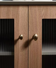 Load image into Gallery viewer, Vintage Bronze Pigeon Egg Cute High‑End Brass Handles Mid‑Century Small Pulls for Kids Room Drawer Wardrobe Cabinet
