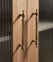 Load image into Gallery viewer, Antique Bronze Luxury Wardrobe Handles, French Retro New Chinese Brass Small Pulls for Cabinet, Shoe Cabinet &amp; Drawers
