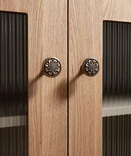 Load image into Gallery viewer, New Chinese Creative Pulls for Kids Room, American Retro Artistic High‑End Brass Handles for Kitchen Cabinet Wardrobe
