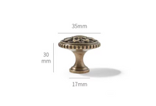 Load image into Gallery viewer, New Chinese Creative Pulls for Kids Room, American Retro Artistic High‑End Brass Handles for Kitchen Cabinet Wardrobe
