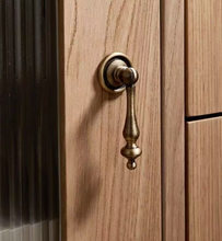 Load image into Gallery viewer, Mid‑Century Brass Drawer Pulls, French Retro High‑End Pendant Ball Handles for Kitchen Cabinet &amp; Wardrobe
