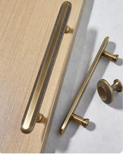 Load image into Gallery viewer, Modern Minimalist Mid‑Century Brass Cabinet Pulls, French Retro Handles for Drawer Wardrobe Furniture
