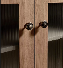 Load image into Gallery viewer, American Antique Bronze Small Brass Pulls, French Retro Mid‑Century European Handles for Cabinet Wardrobe
