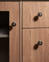 Load image into Gallery viewer, American Antique Bronze Small Brass Pulls, French Retro Mid‑Century European Handles for Cabinet Wardrobe
