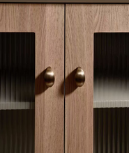 Load image into Gallery viewer, Mid-century Brass Cabinet Pulls, French Retro Premium Bronze Handles for Kitchen Wardrobe Drawer
