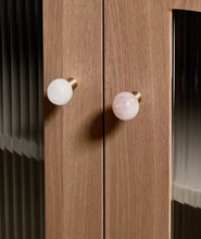 Load image into Gallery viewer, French Antique Bronze Crystal Round Brass Knobs, Luxury Mid-Century Handles for Cabinets, Drawers &amp; Wardrobes
