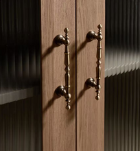 Load image into Gallery viewer, French Retro Brass Drawer Pulls, Luxury Mid-Century &amp; American Antique Bronze Handles for Kitchen Cabinet Wardrobe
