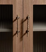 Load image into Gallery viewer, French Retro Brass Drawer Pulls, Premium Mid-Century &amp; American Antique Bronze Handles for Kitchen Cabinets, Drawers &amp; Wardrob
