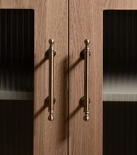 Load image into Gallery viewer, Mid-Century Retro Bronze Round Knobs, French New Chinese Style Premium Handles for Wardrobe, Drawer &amp; Kitchen Cabinet

