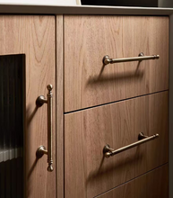Load image into Gallery viewer, Mid-Century Retro Bronze Round Knobs, French New Chinese Style Premium Handles for Wardrobe, Drawer &amp; Kitchen Cabinet
