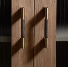 Load image into Gallery viewer, Mid-Century Retro Brass Hardware Pulls, American, French &amp; New Chinese Style Handles for Kitchen Cabinets, Drawers &amp; Wardrobes
