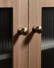 Load image into Gallery viewer, Antique Bronze Luxury Brass Small Drawer Knobs, French Mid-Century &amp; New Chinese Style Handles for Kitchen Cabinets, Drawers and Wardrobes
