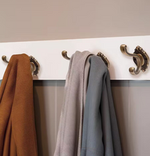 Load image into Gallery viewer, European Vintage Luxury Brass Wall Hooks, Classic Antique Coat Hooks for Entryway, Bathroom, Closet &amp; Wardrobe

