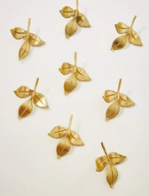 Load image into Gallery viewer, Nordic Luxury Gold Olive Leaf Brass Handles, Modern Leaf Knobs for Cabinet, Drawer &amp; Wardrobe
