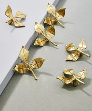 Load image into Gallery viewer, Nordic Luxury Gold Olive Leaf Brass Handles, Modern Leaf Knobs for Cabinet, Drawer &amp; Wardrobe
