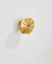 Load image into Gallery viewer, Premium Antique Bronze Lotus Leaf Brass Knobs, New Chinese Retro Single Hole Handles for Cabinets &amp; Drawers
