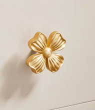 Load image into Gallery viewer, Modern Four-Leaf Clover Brass Handles, Creative Knobs for Kids Cabinet, Drawer &amp; Wardrobe
