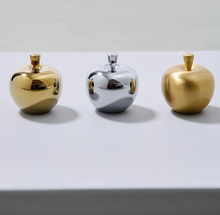 Load image into Gallery viewer, Brass Apple Single Hole Knobs, Cute Nordic French Handles for Kids Wooden Cabinet &amp; Drawer
