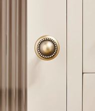 Load image into Gallery viewer, Antique brass Vintage Brass Handles, French European Style Knobs for Cabinet, Drawer &amp; Wardrobe
